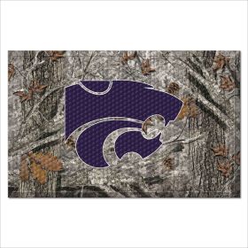 Kansas State Scraper Mat 19"x30" - Camo