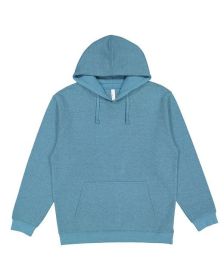 LAT 6926 Adult Pullover Fleece Hoodie (Color: BERMUDA BLACKOUT, size: 3XL)